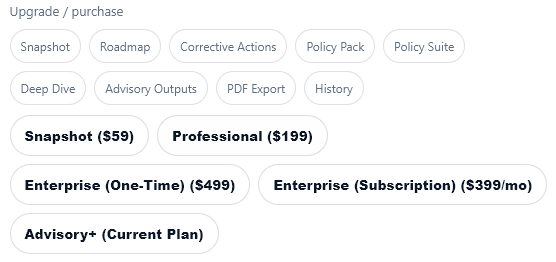 Dyto package and upgrade options